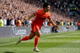 英超比赛现场进球庆祝画面